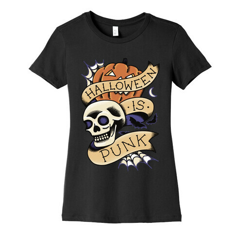 Halloween is Punk Womens T-Shirt