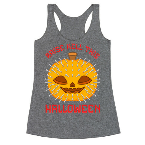 Hellraiser Pumpkin Pinhead Racerback Tank Top