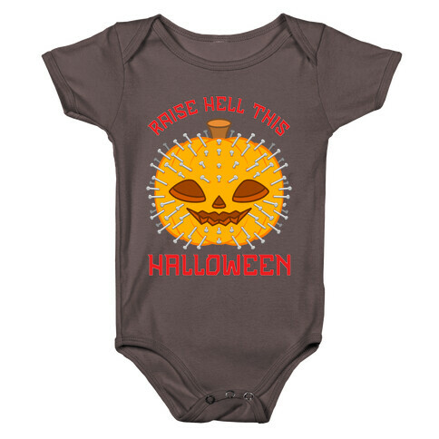 Hellraiser Pumpkin Pinhead Baby One-Piece