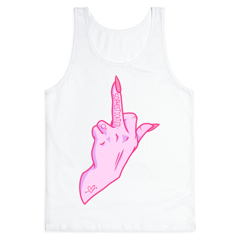 Sophisticated Middle Finger Tank Top