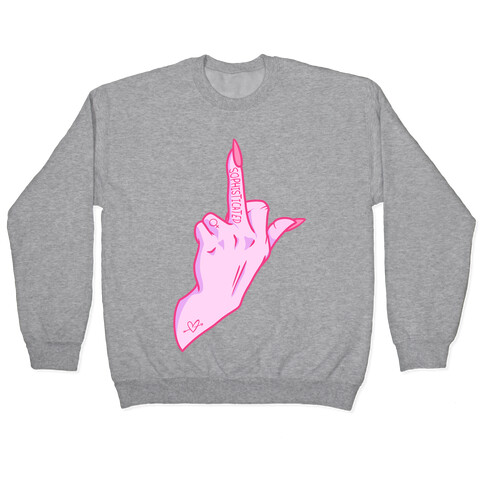 Sophisticated Middle Finger Pullover