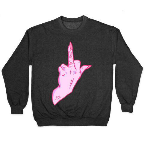 Sophisticated Middle Finger Pullover