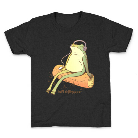 Lofi Chillhopper Frog Kids T-Shirt