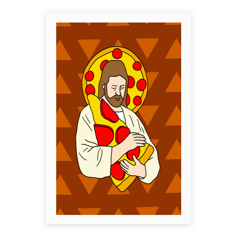 Pizza Jesus Poster