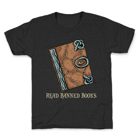 Read Banned Books Spellbook Kids T-Shirt