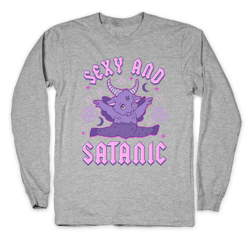 Sexy and Satanic Baphomet Long Sleeve T-Shirt