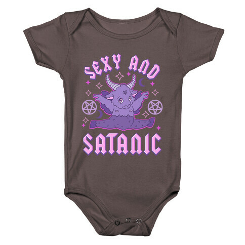 Sexy and Satanic Baphomet Baby One-Piece