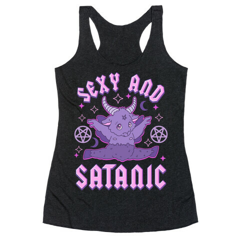 Sexy and Satanic Baphomet Racerback Tank Top