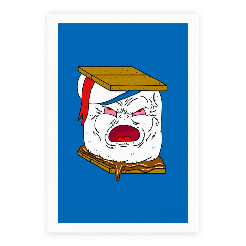 Stay Puft Smore Head Poster