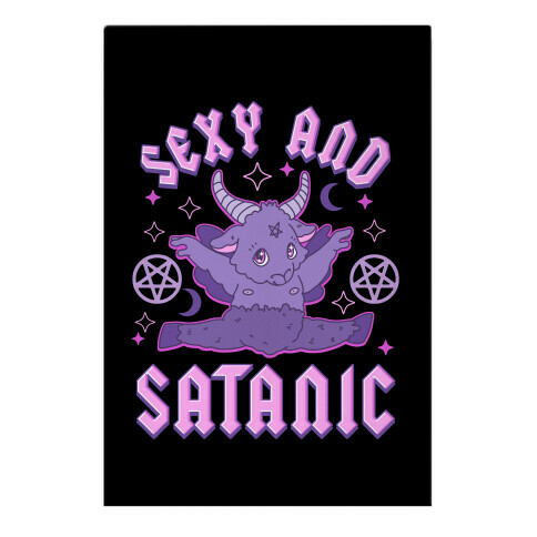 Sexy and Satanic Baphomet Garden Flag