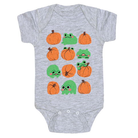 Pumpkins Frogs Baby One-Piece