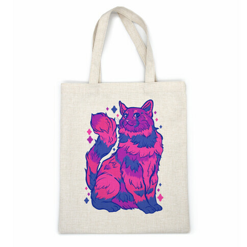 Bisexual Pride Cat Casual Tote