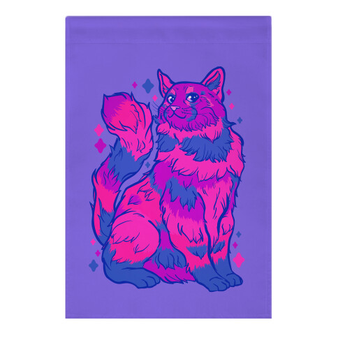 Bisexual Pride Cat Garden Flag