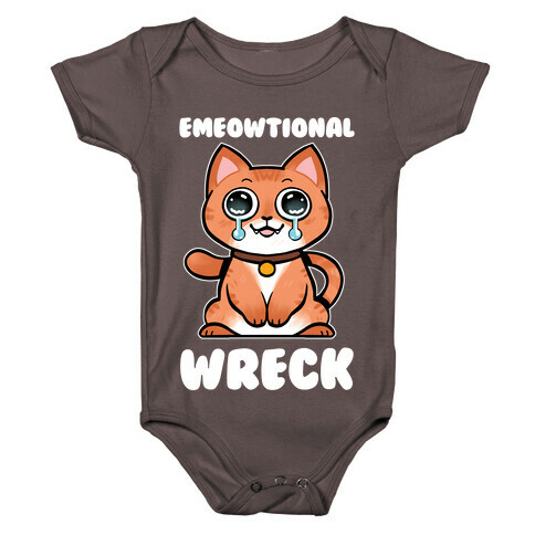 Emeowtional Wreck Baby One-Piece