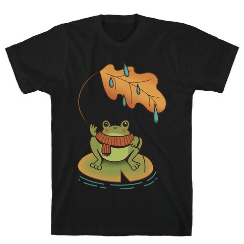 Rainy Fall Frog T-Shirt