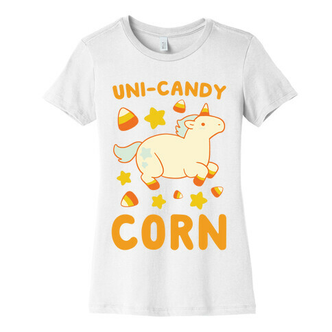 Uni-Candy Corn Womens T-Shirt