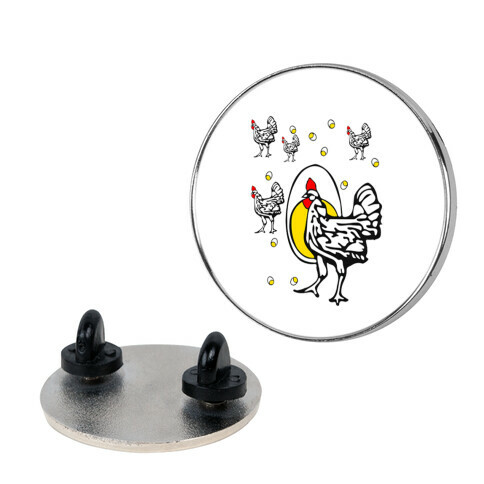 Roseanne's Chicken Shirt Pin