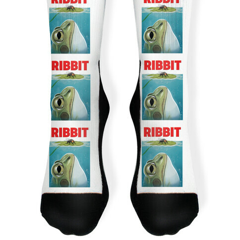 Ribbit Jaws Parody Sock