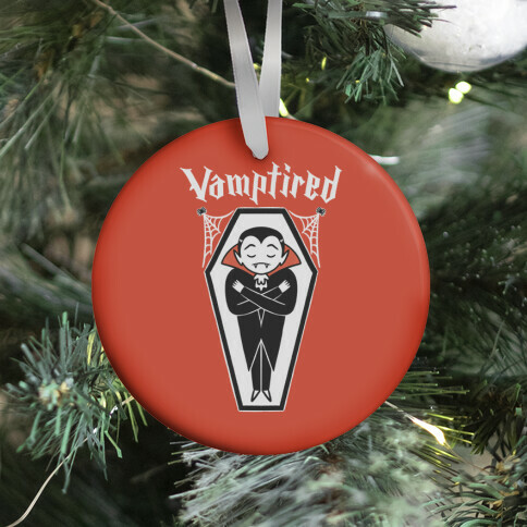 Vamptired Tired Vampire Ornament