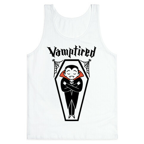 Vamptired Tired Vampire Tank Top