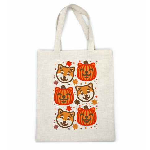 Shiba Inu Pumpkins Casual Tote