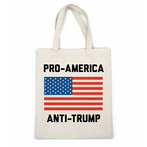 Pro-America Anti-Trump Casual Tote