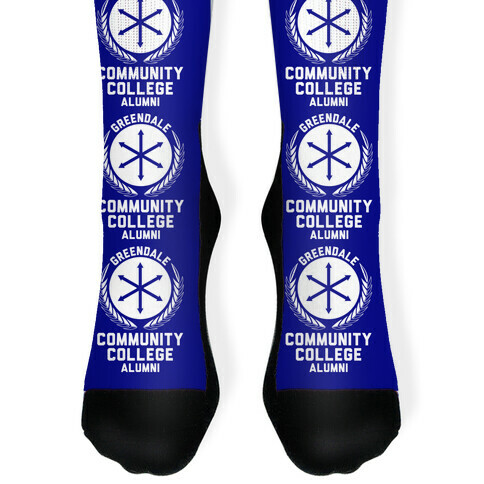 Greendale Community College Alumni Sock