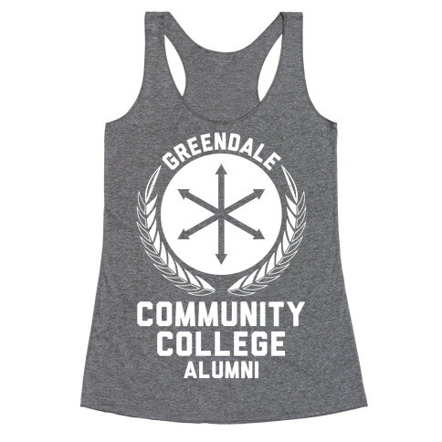 Greendale Community College Alumni Racerback Tank Top