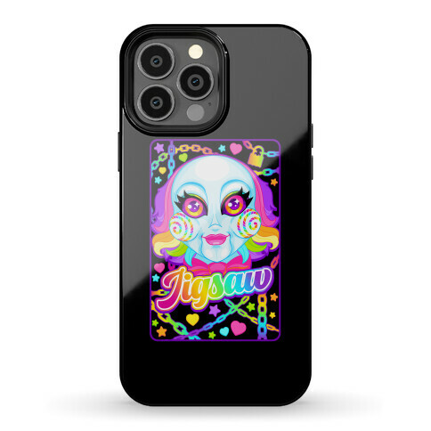 90s Neon Rainbow Jigsaw Phone Case