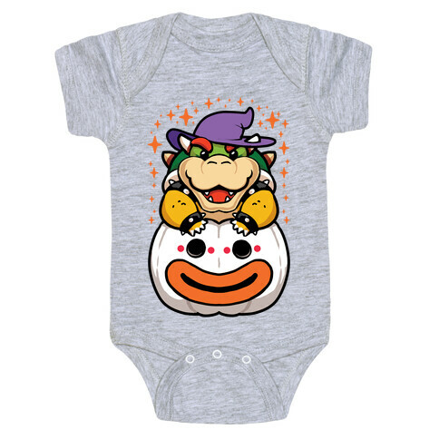 Cute Halloween Bowser Baby One-Piece