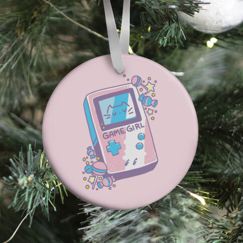 Game Girl - Trans Pride Ornament