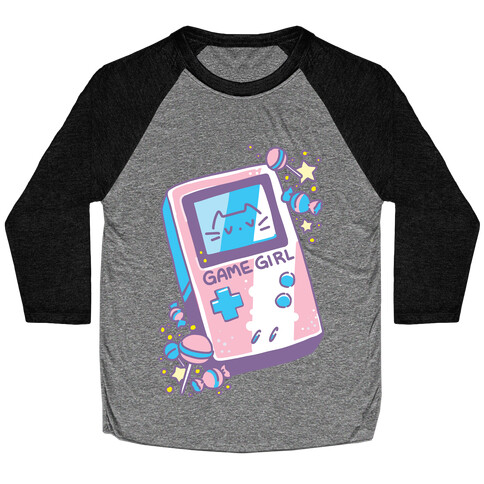 Game Girl - Trans Pride Baseball Tee