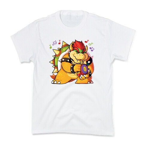 Sax-a-boom bowser Kids T-Shirt