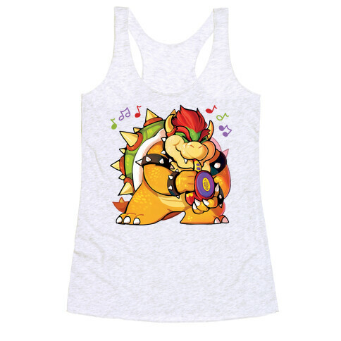 Sax-a-boom bowser Racerback Tank Top