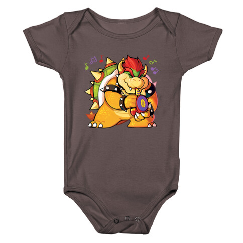 Sax-a-boom bowser Baby One-Piece