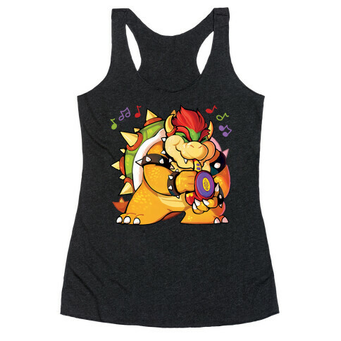 Sax-a-boom bowser Racerback Tank Top