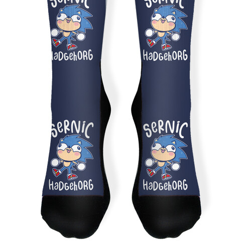 Derpy Sonic Sernic Hadgehorg Die Cut Sticker