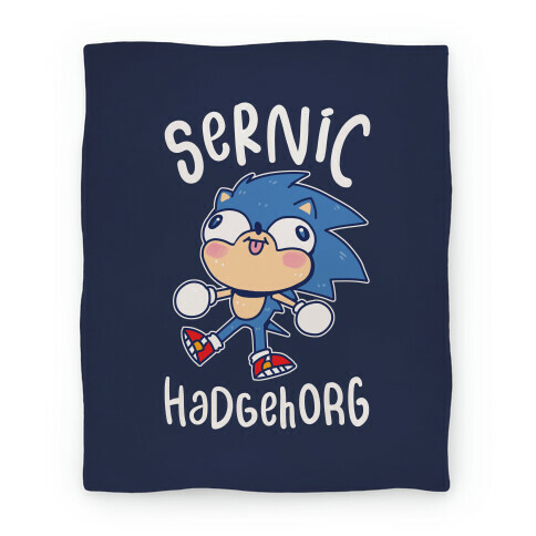 Derpy Sonic Sernic Hadgehorg Blanket