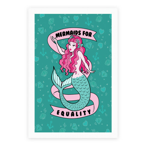 Mermaids For Equality Poster