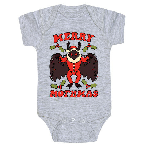 Merry Mothmas Baby One-Piece