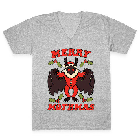 Merry Mothmas V-Neck Tee Shirt