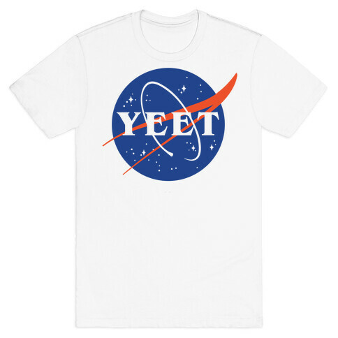 Yeet Nasa Logo Parody  T-Shirt