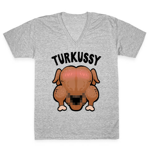 Turkussy [censored] V-Neck Tee Shirt