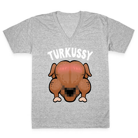 Turkussy [censored] V-Neck Tee Shirt