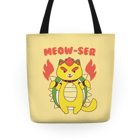 Meow-ser Bowser Tote