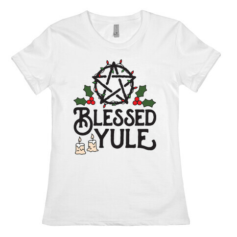 Blessed Yule Womens T-Shirt