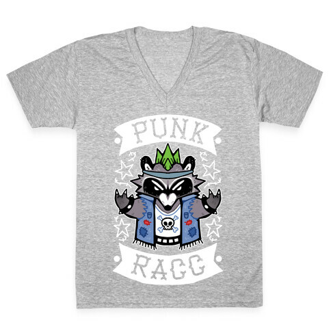 Punk Racc V-Neck Tee Shirt