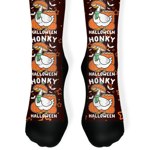 Honky Halloween Sock