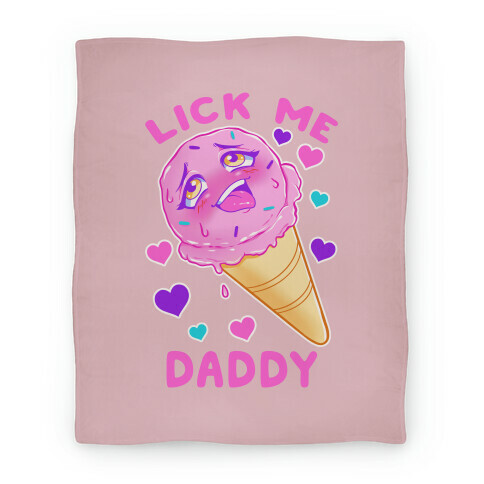 Lick Me Daddy Blanket