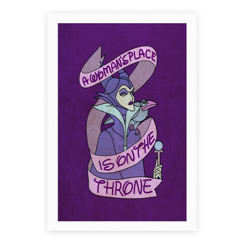 A Woman's Place Is On The Throne Poster